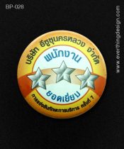 เข็มกลัดพิมพ์สี